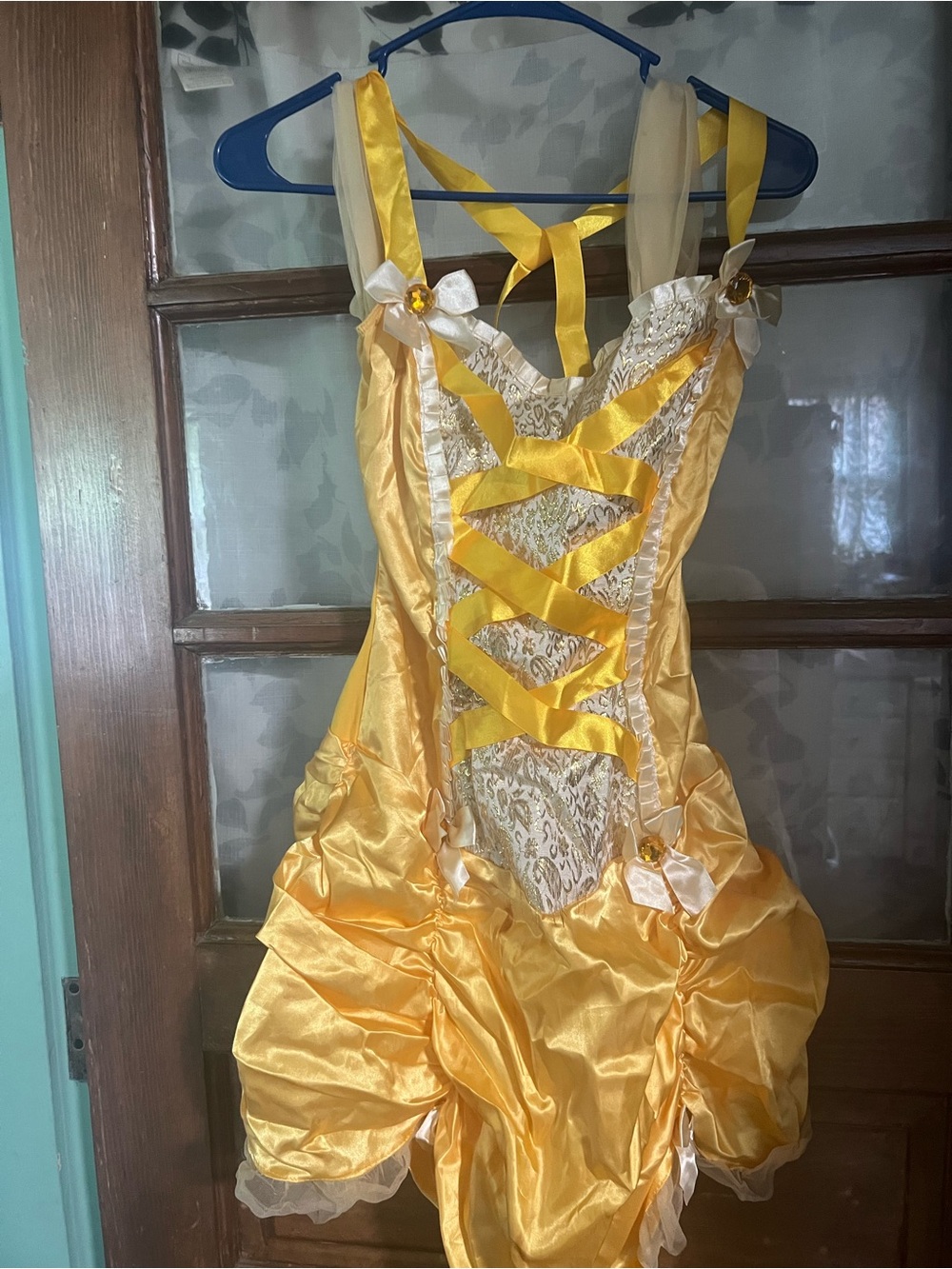 Yellow Princess Belle women’s Costume Dress - Unbranded